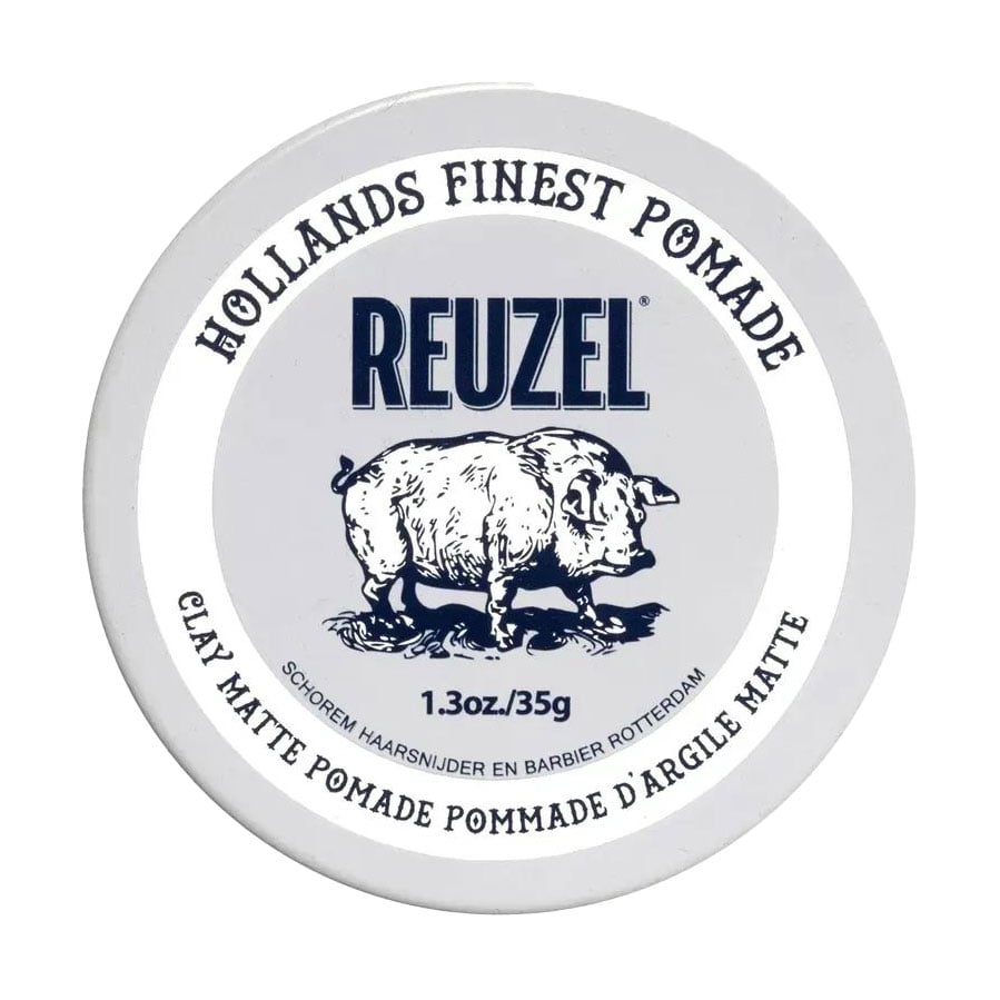 Чоловіча моделювальна глина для волосся Reuzel Clay Matte Pomade, 35 г
