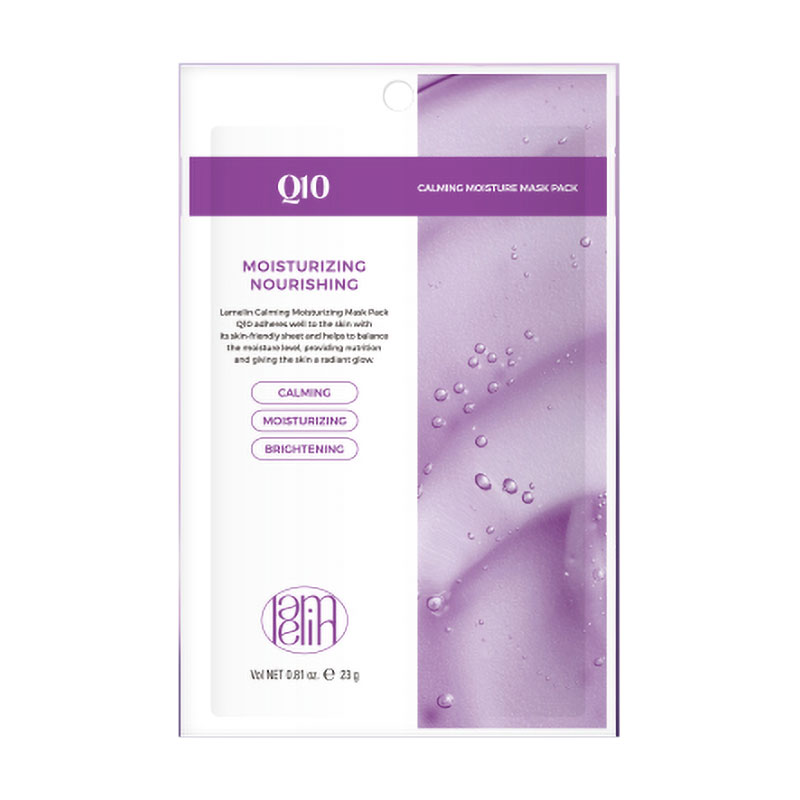 Тканинна маска для обличчя Lamelin Calming Moisture Mask Pack Q10, 23 г